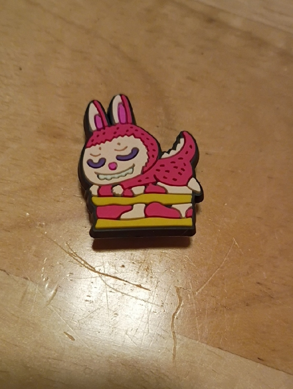 10 for $10 Jibbitz Croc Charms - Labubu Monster Pink Cartoon Macarons 5 - New